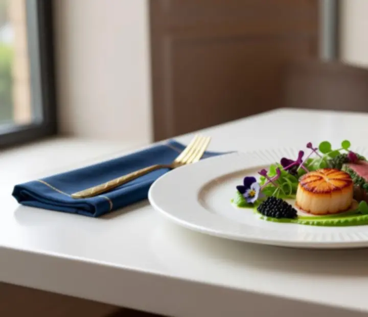 Autorska kompozycja dań degustacyjnych serwowana w restauracji MACHU Catherine.