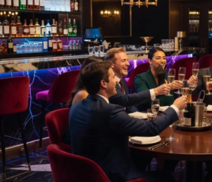 Goście spędzający wieczór w restauracji MACHU Catherine