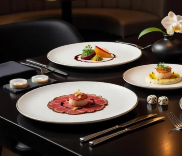 Autorskie dania szefa kuchni serwowane podczas eventów w restauracji MACHU Catherine