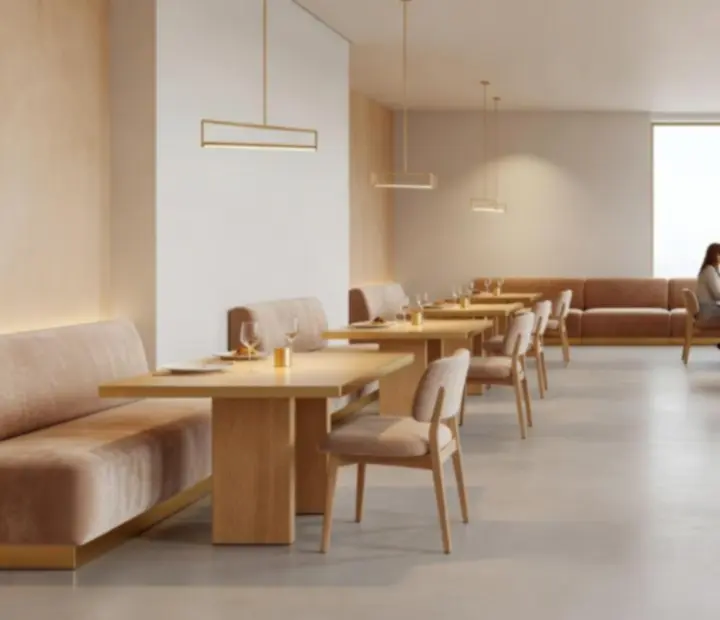 Eleganckie, nowoczesne wnętrze restauracji MACHU Catherine
